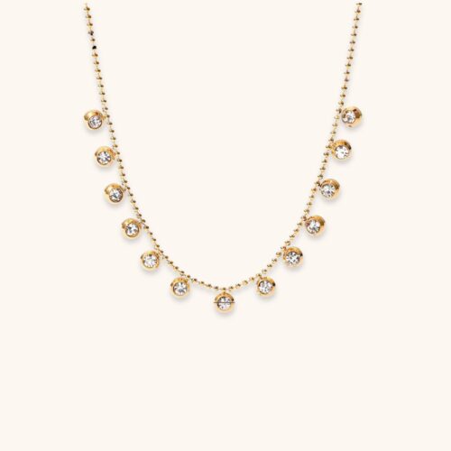 Starlit Glow 18K Gold Plated Necklace