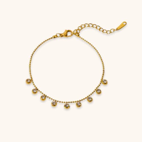 Starlit Touch 18K Gold Plated Bracelet